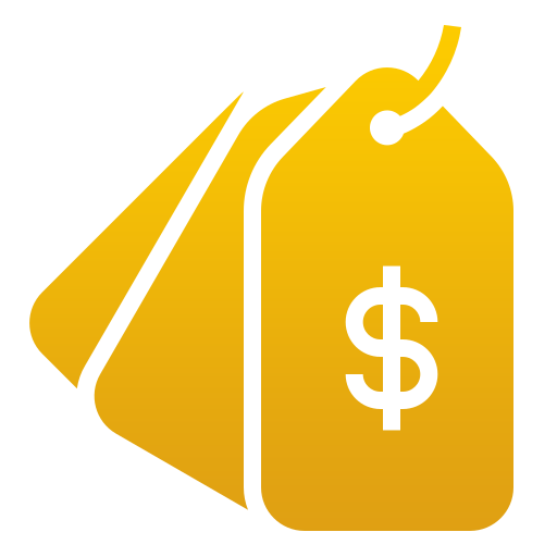 Price tag icon in visible one