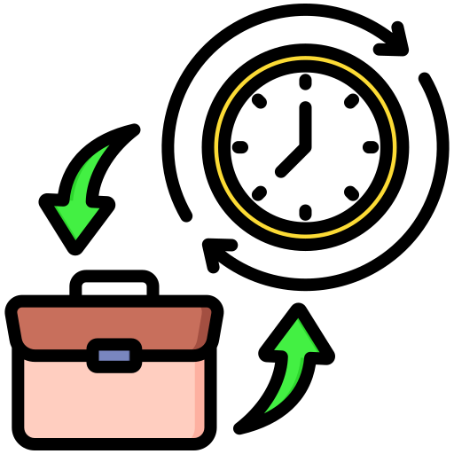 24-hour responsive service icon in visible one