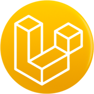 laravel green icon in visible one